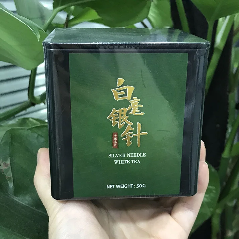 Премиум Серебряный игольчатый белый чай Bai hao yin zhen индивидуальный ваш собственный дизайн