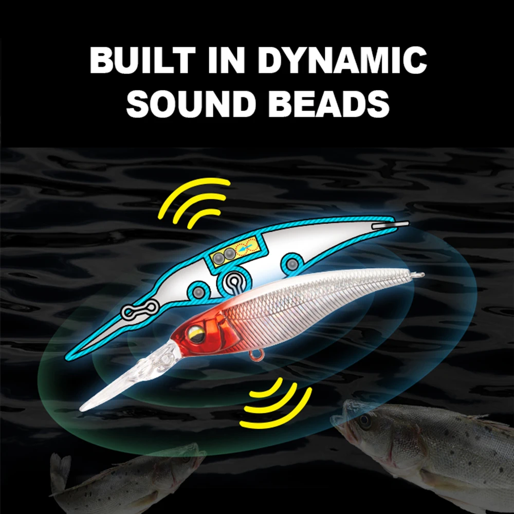 HONOREAL 2023 New Style Wholesale 60mm 5g 0-0.6m  Floating Hard Plastic Trout Fishing UV Laser Coating Wobbler Minnow Lure
