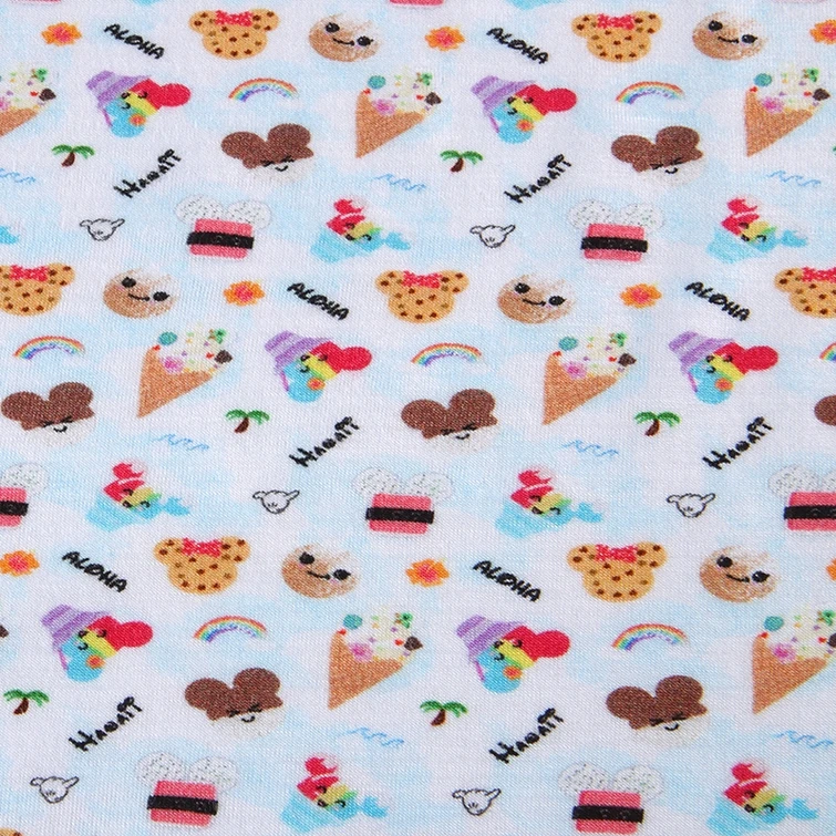 Best Selling Custom All Colors Baby Jersey Rayon Cartoon Print Fabric Hot Sale