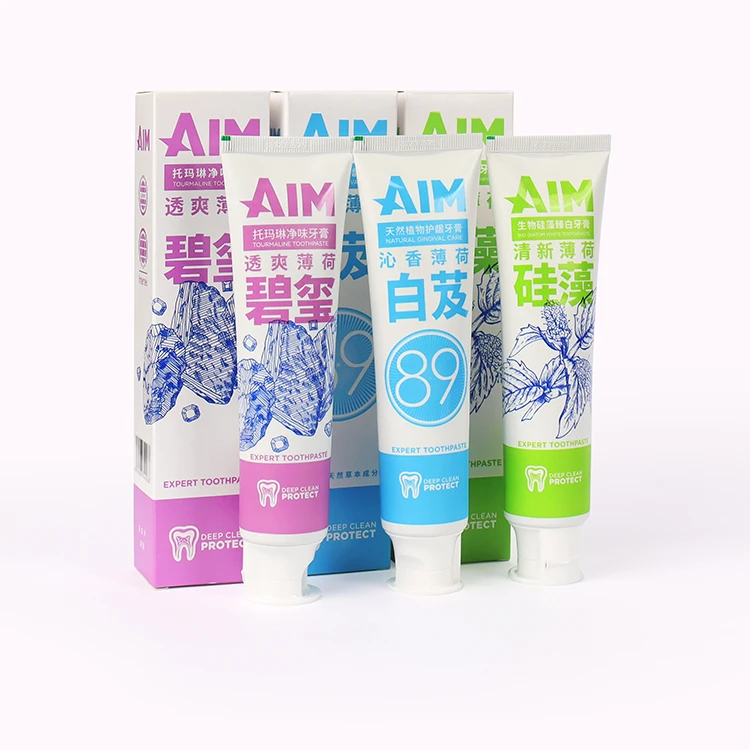 
OEM Private Label Paraben Free SLS Free Fluoride Free Whiten Teeth Natural Herbal Toothpaste 