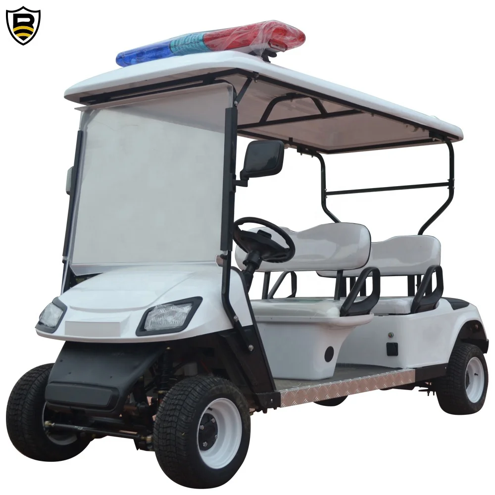 Battery Operated 2 Sets Off Road Sightseeing Car Airport Electric Golf Cart Fast