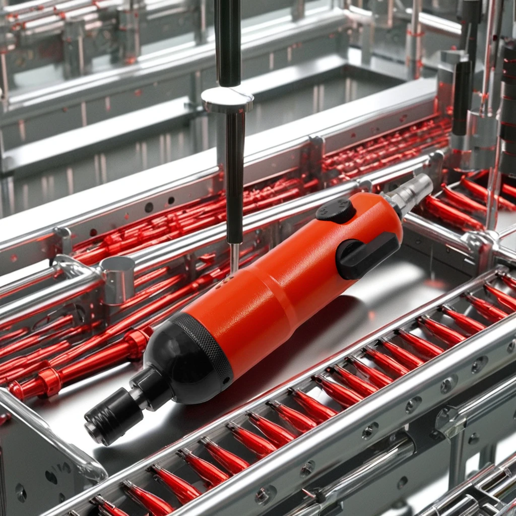 High Torque Speed Adjustable Air Screwdriver and Riveter Custom OEM Support with Air Hose