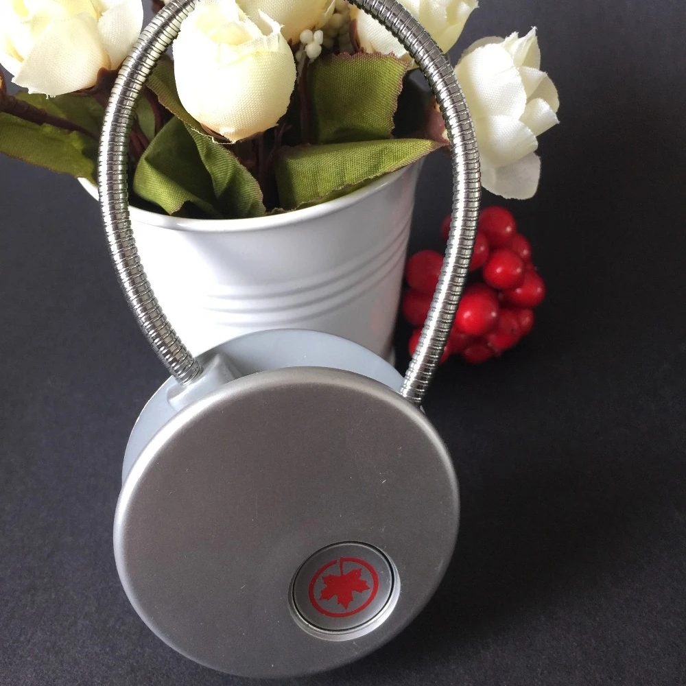 Гибкая лампа для чтения, рекламная мини-лампа с зажимом для путешествий