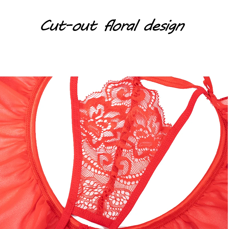 Wholesale Spot New Women Sexy Open Bra Hollow Flower Lace Lace Sexy Lingerie Set