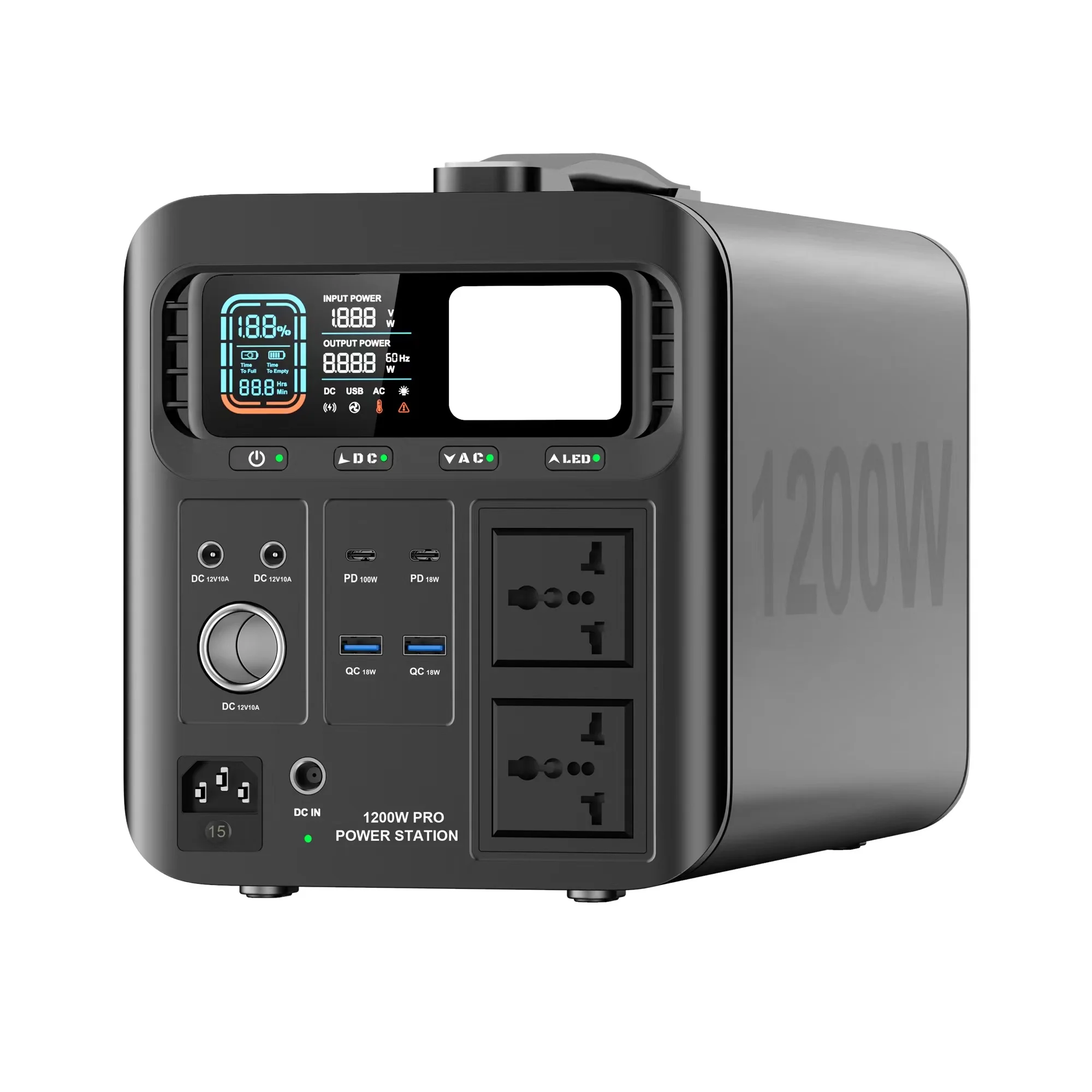 jackery solar 1000w solix f2000 oukitel p2001 p2001e stock ac dc eco flow outdoor camping portable battery power station 1200w