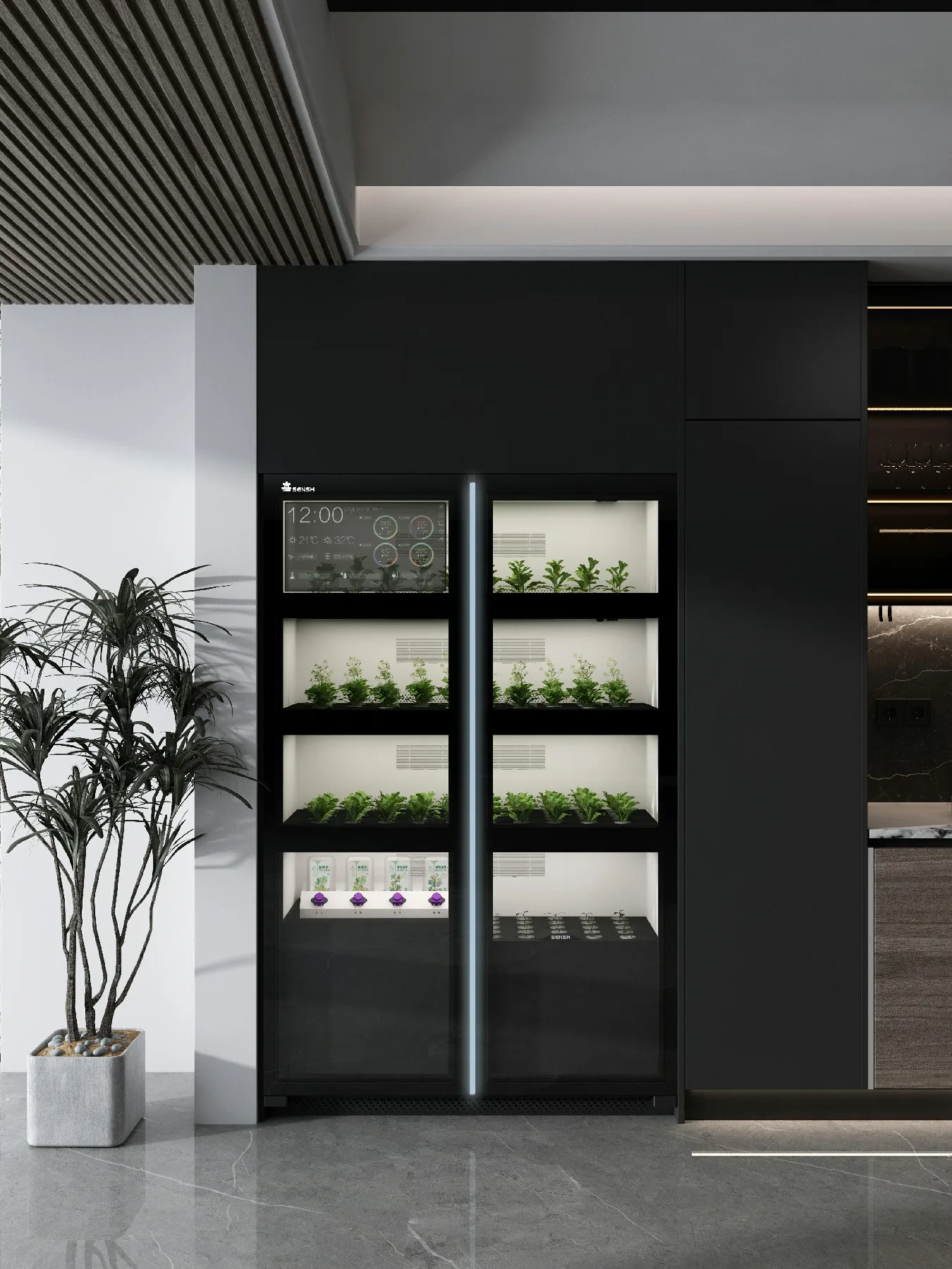 Hydroponic Gardening Plant Protection Growing System Vertical Indoor Garden Hydroponics