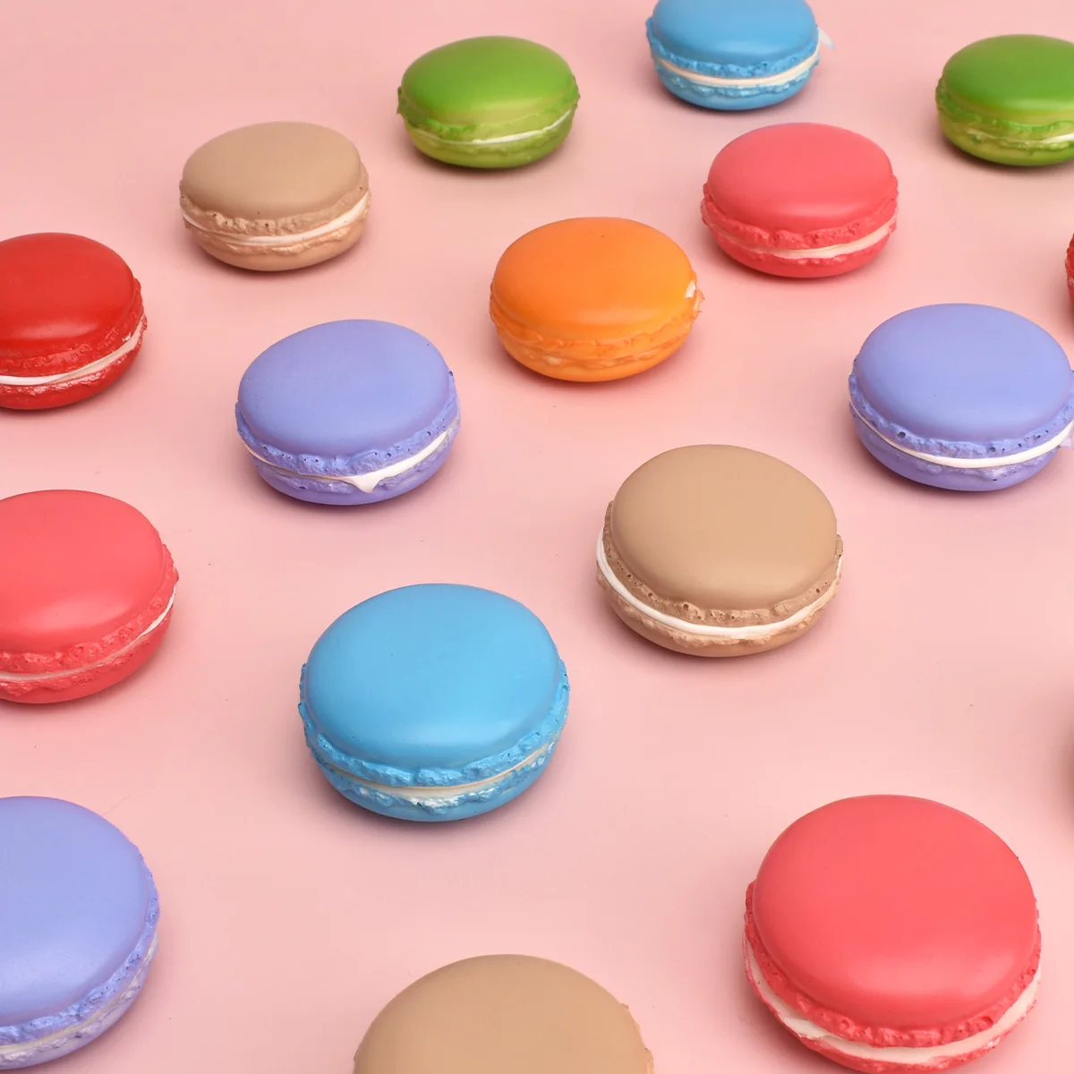 Artificial Macarons Fake Macaron Simulation Macaron Cake Realistic Artificial Dessert Toy for Home Kitchen Display Decoration