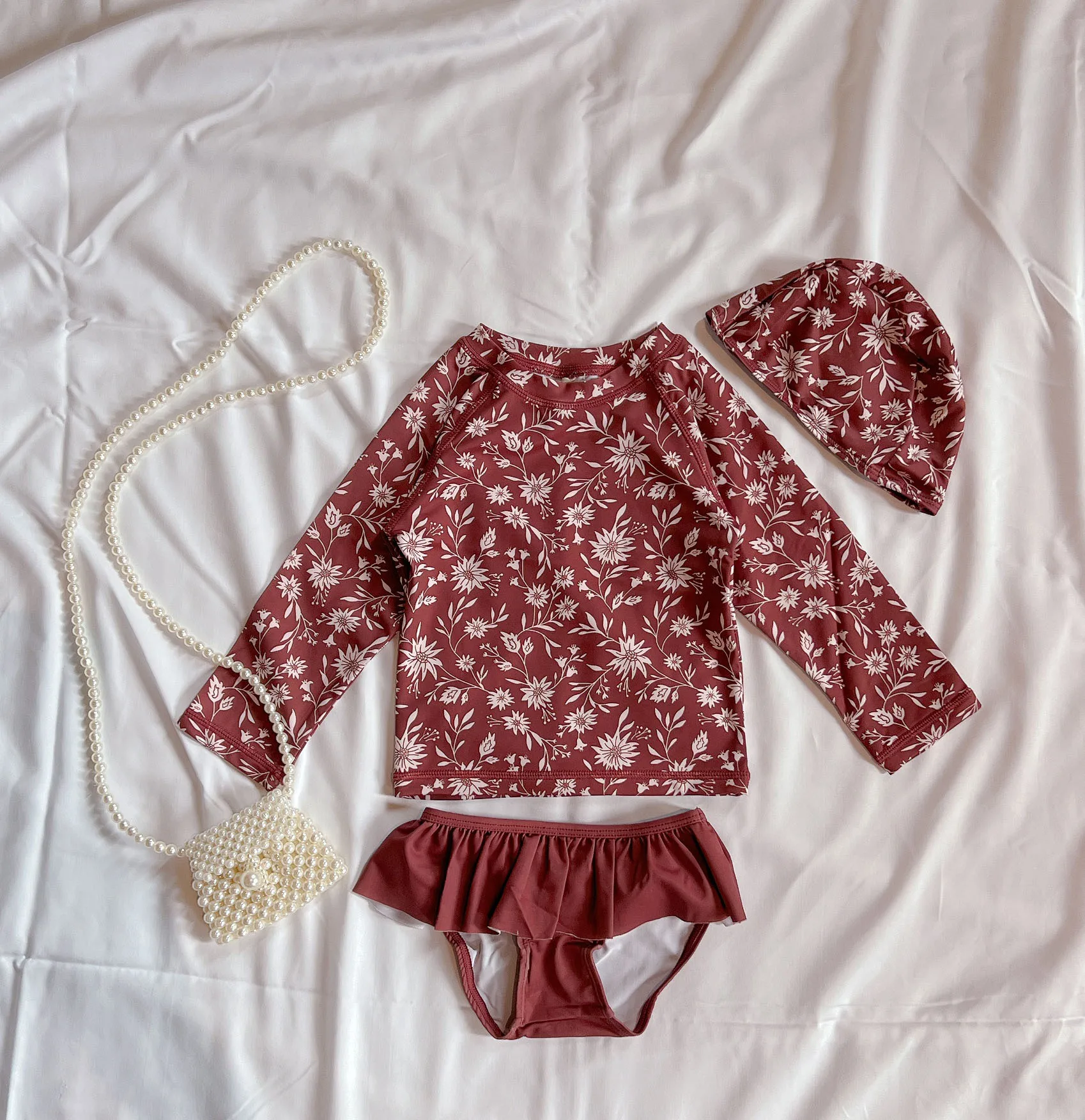 Customized Summer 2 Pcs Baby Swimsuit
