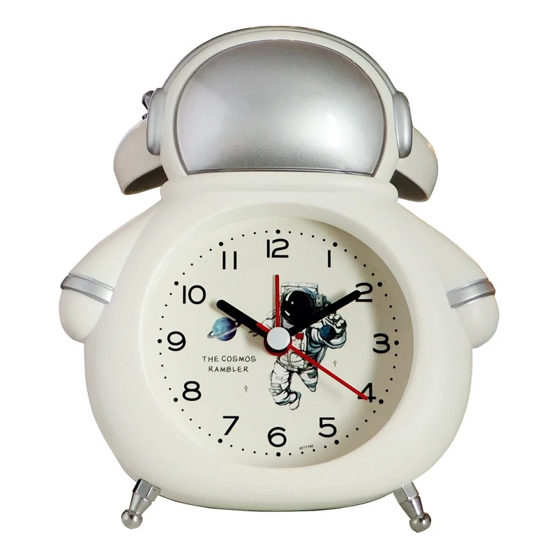 Astronaut small alarm clock strong wake up children boy special female alarm wake up artifact net red mute students