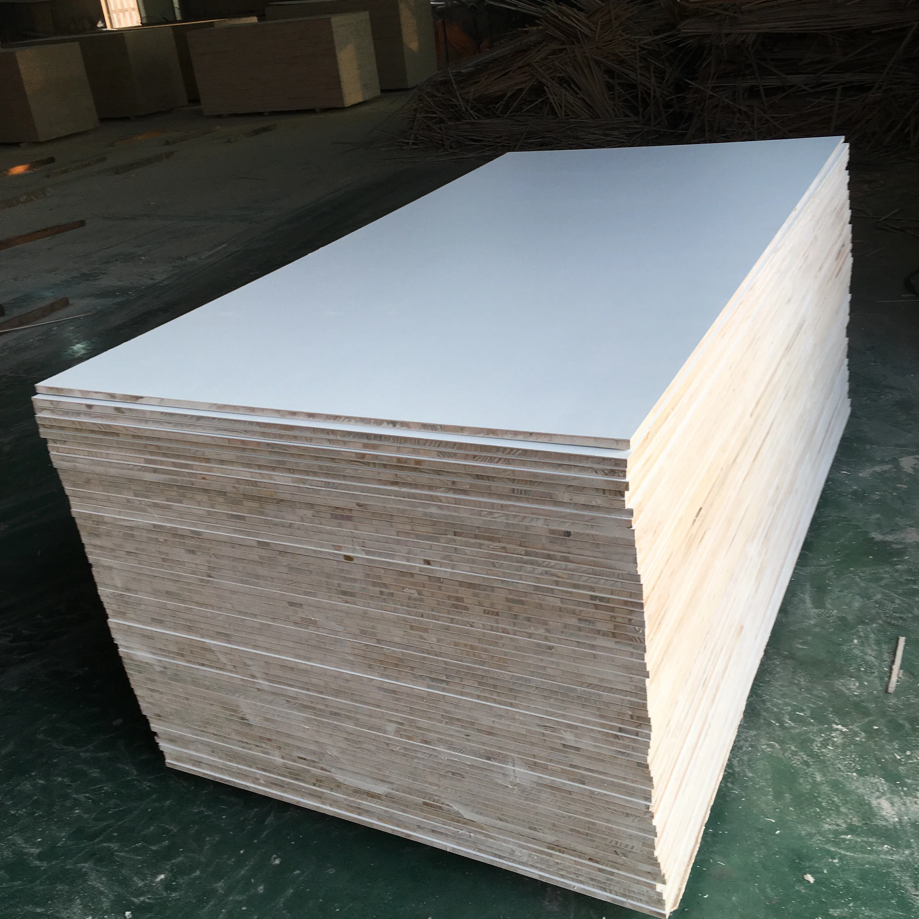 high grade melamine block board in sale melamine face block board for kitchen cabinet door
