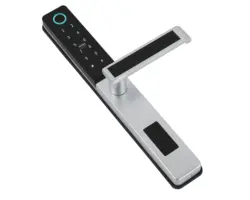 anti-theft bridge app hook entrance aluminium glass electric  magnetic mortise security smart gate lock for sliding door