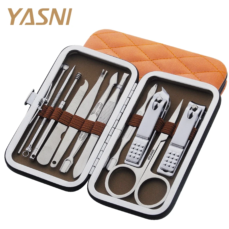 
Hight Quality 11 PCS Stainless Steel Nail Clipper Set Manicure Pedicure Set 