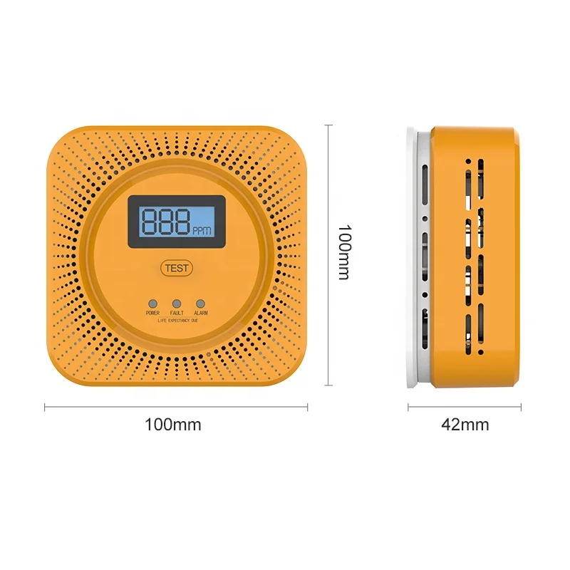 Tuya Wifi CO Meter CH4 Detector Sensor USB Smart Air Quality Monitor With LCD Display