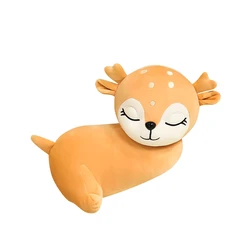 Custom animals cotton soft stuffed realistic animated moose blank for sublimation Christmas toys mini reindeer deer plush toy