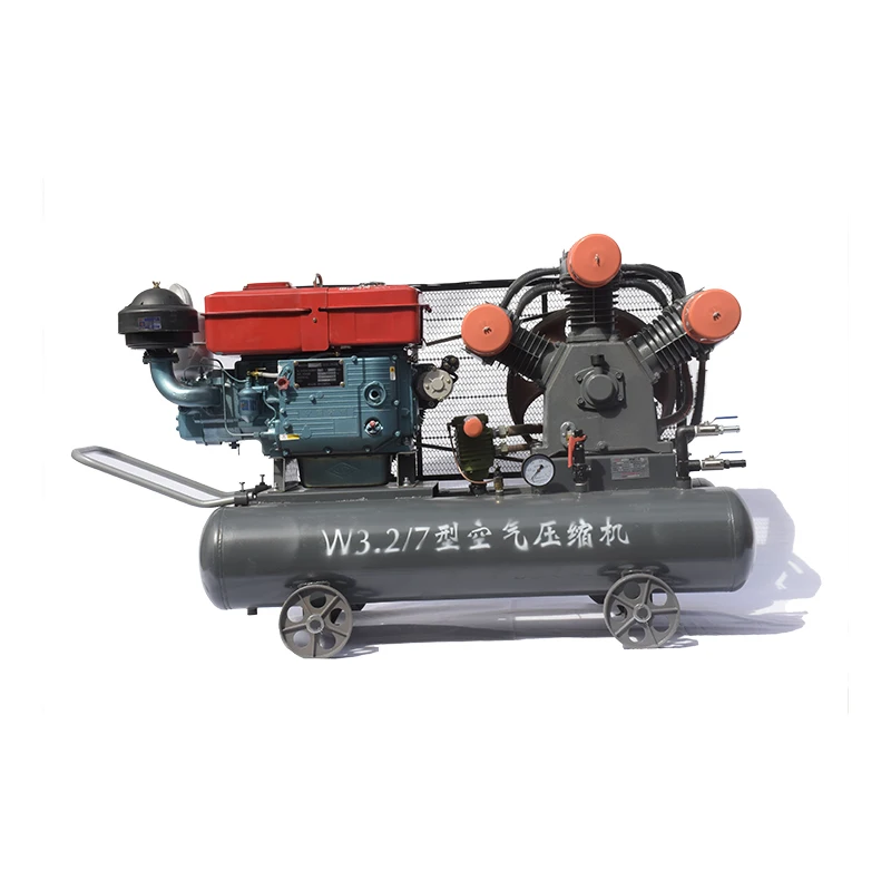 3 Head mining piston compressor