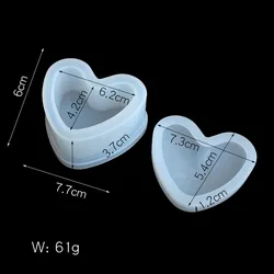 Ashtray Mold, 8pcs Resin Silicone Molds for DIY Cup Coaster Ashtray Pen Pendant Soap Candle Soap Holder Craft, Home Decoration