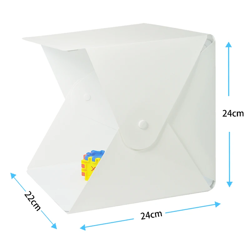 30*30 cm Professional Foldable Mini Photograph USB LED Light Soft Box Photo Studio Softbox  1 Panel LED Light 4 Color Folding