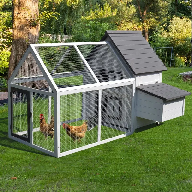 Chinese Manufacture Wholesale Small Animal House Wooden Chicken Coop with  Runway
