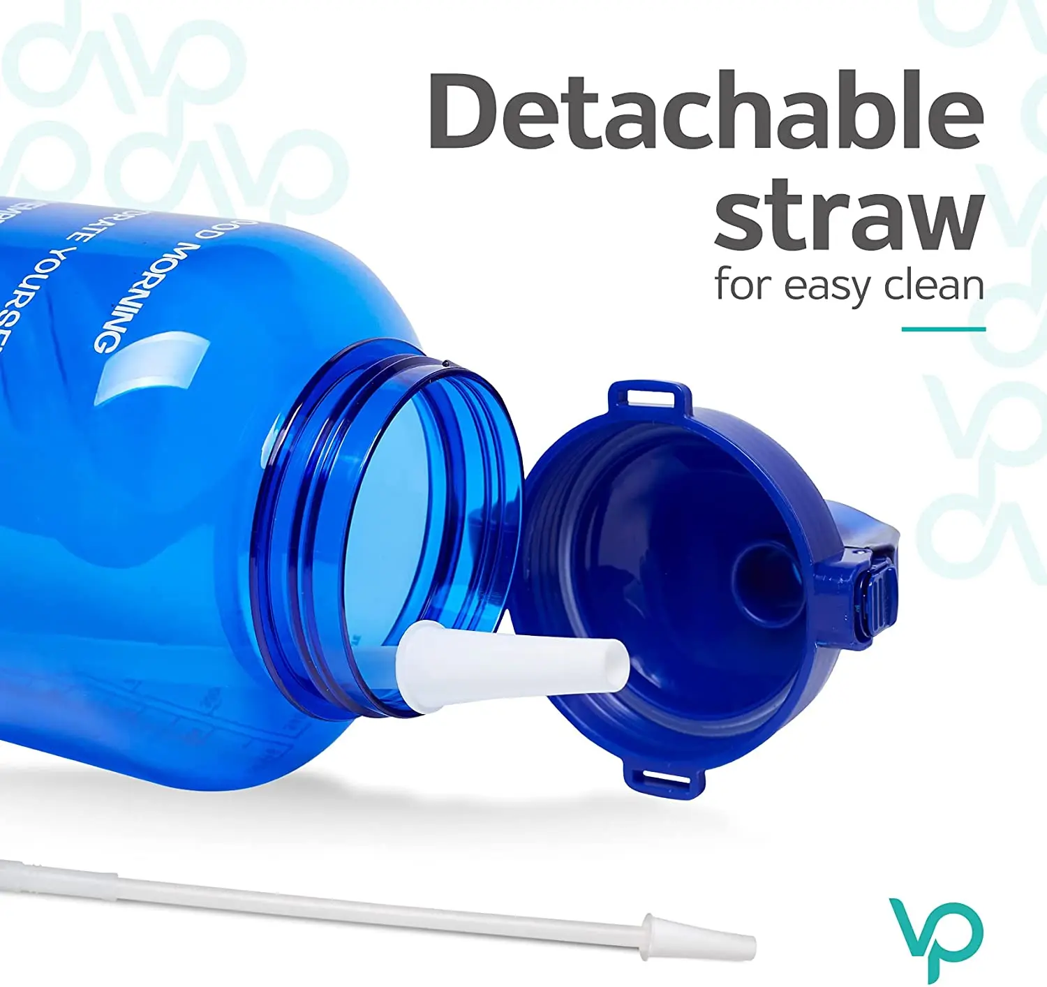 2022 Amazon hot Tritan BPA Free Water Jug 64oz Motivational Plastic Gallon Straw for Fitness Gym Sports Time Marker Water Bottle