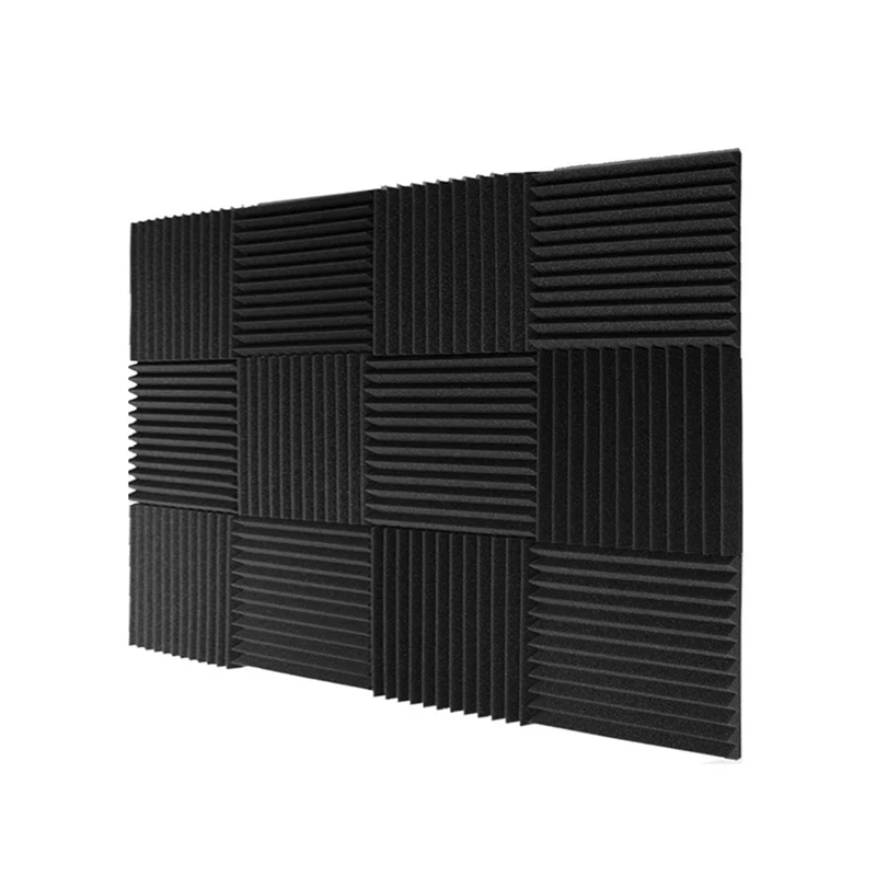 
Acoustic Panels Soundproof Studio Foam for Walls Sound Absorbing Panels Sound Insulation Panels Wedge for Home Studio Ceiling 
