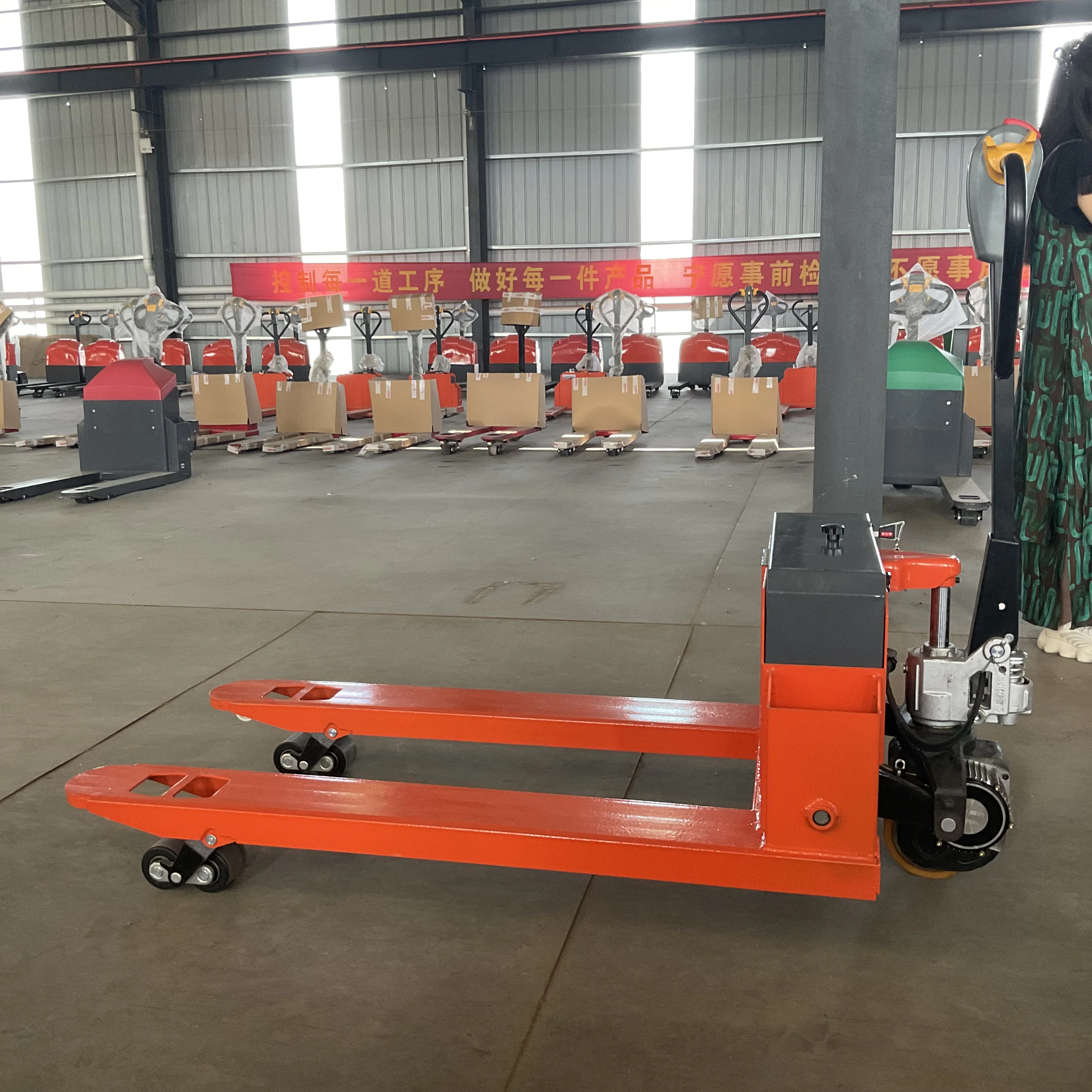 Stacking Truck Hand Stacker Full-Electric Lift Pallet Battery Electric Stacker Forklift for sale