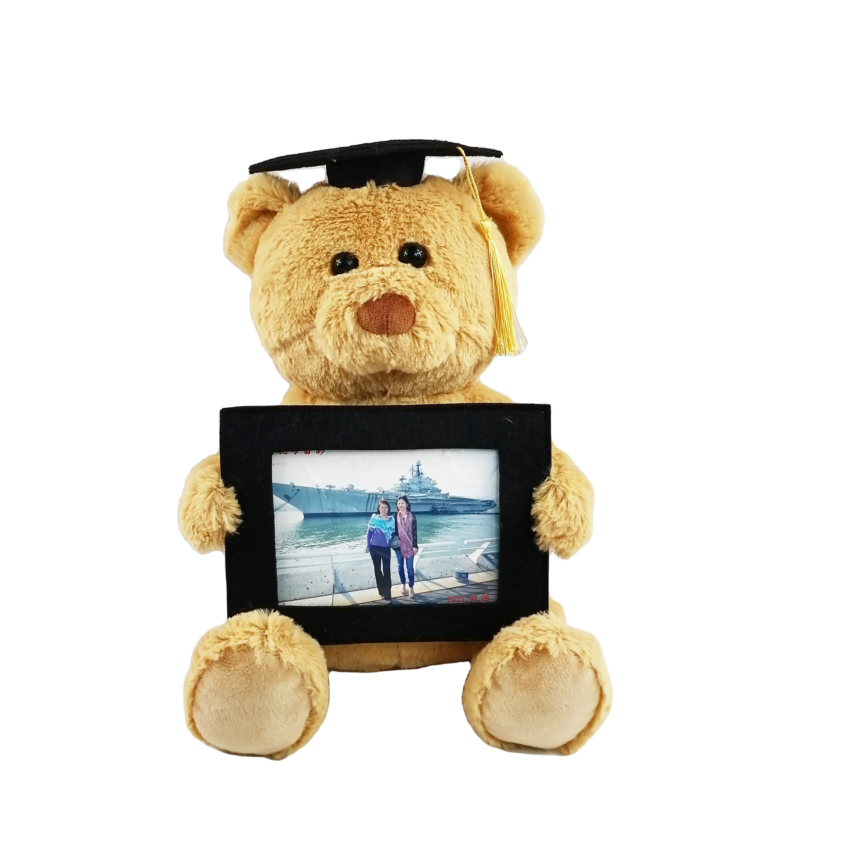 custom stuff plush animal manufacturer make graduation bear soft toy