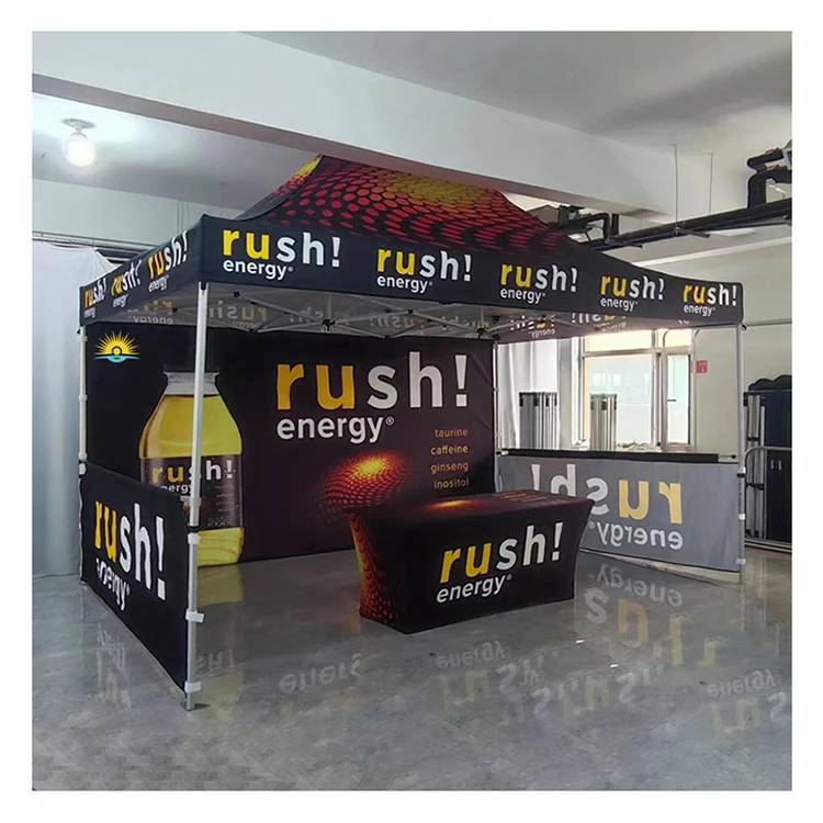 Sunshine Custom 10x15 promotional logo printed advertising marquee tent 3X4.5 canopy pop up gazebo