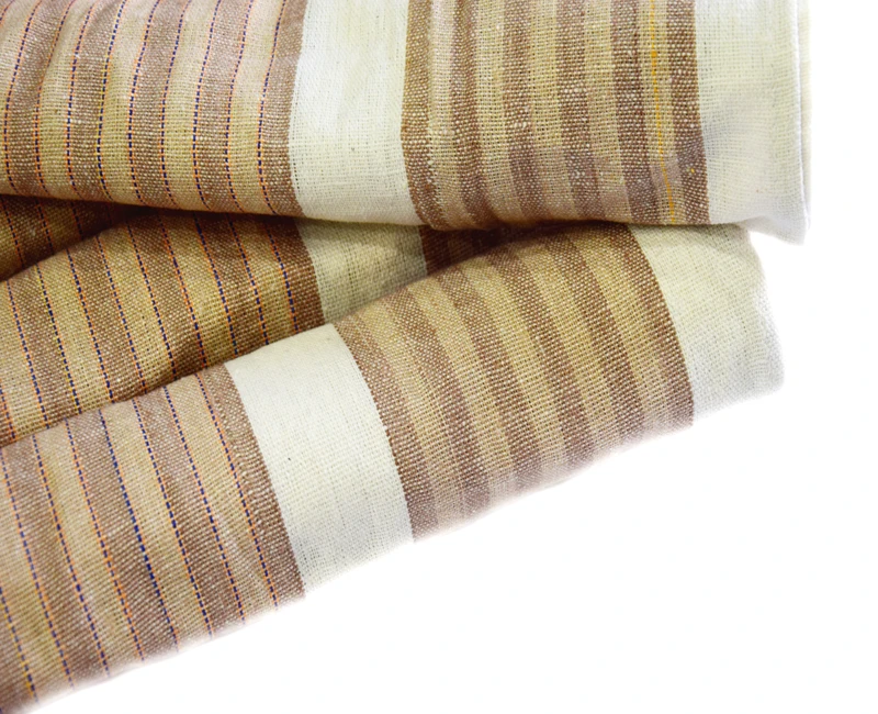 100% Cotton Two Tone Stripe Kitchen Tea Towels Super Absorbent 50x70 Cm