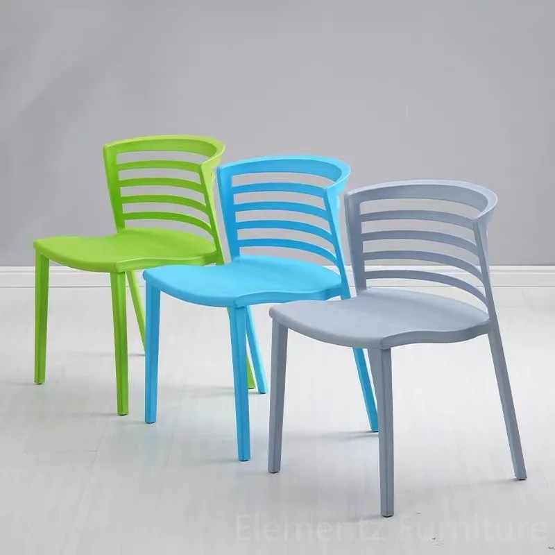 Dining chair plastic simple fashion leisure negotiate office hotel cafe backrest chair