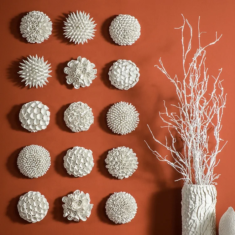 Round Simple Nordic Vintage Space Art Wall Decoration Crafts Wall Hanging Handicrafts Wall Art Home Decor