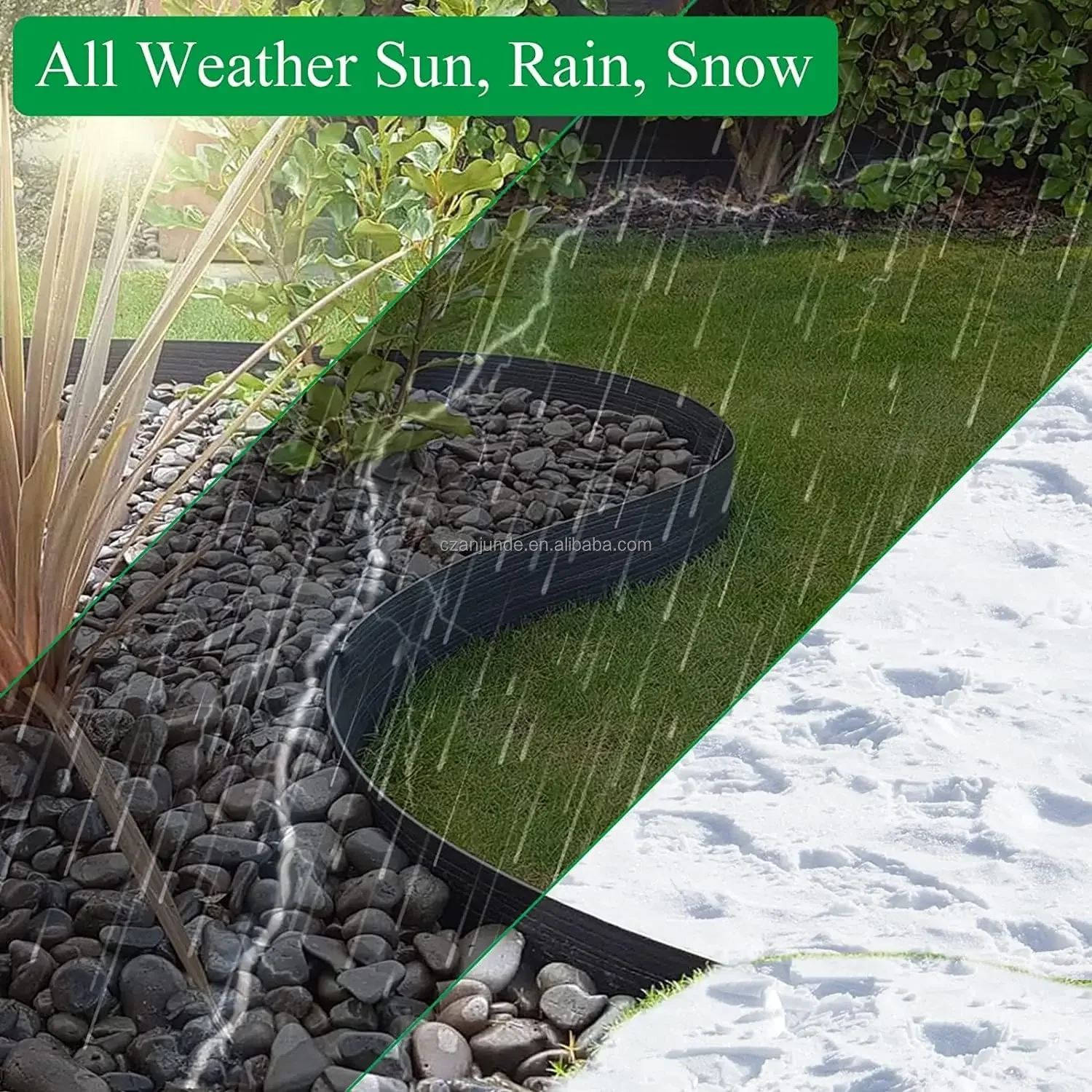 European style abstract corten steel edging for garden beds metal lawn edging