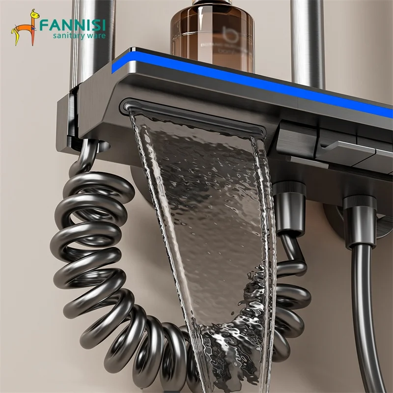 Fashion style luxury shower system high quality piano key shower for sale cheap