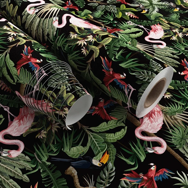 Водонепроницаемый ПВХ обои в рулоне арт-деко пилинг и Стик настенный стикер весенний формат настенные украшения для дома