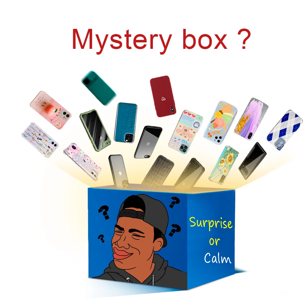 
Dropshipping Phone Case Mystery Gift Mobile Phone Protective Cover For Iphone Series 