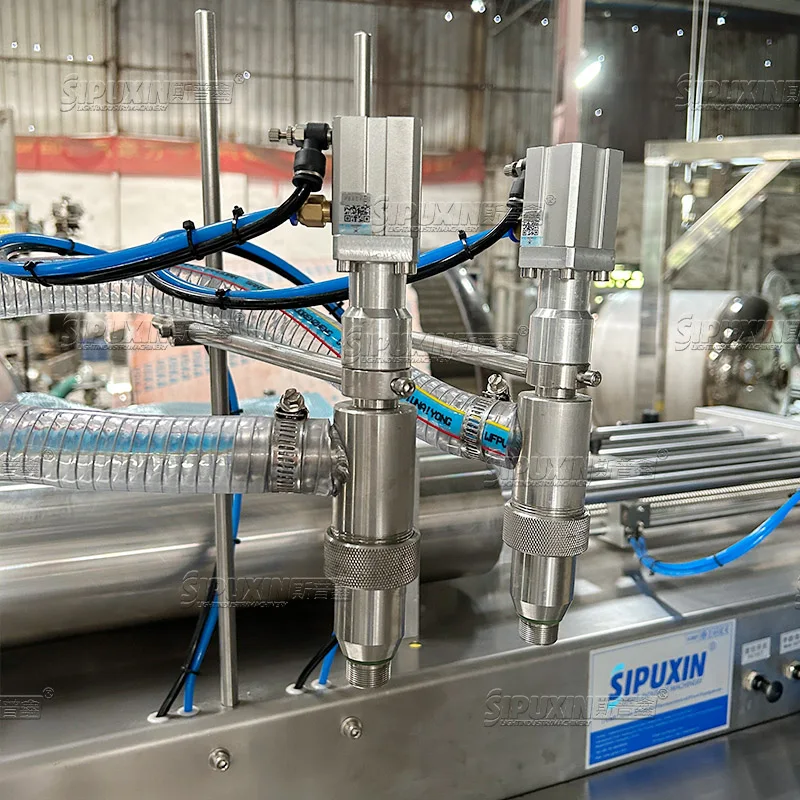 Spx filling machine liquid 100-1000ml Cosmetic Liquid Filling Machine Pneumatic liquid filling capping and screwing machine
