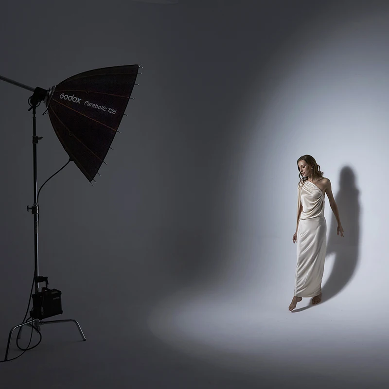 Godox P68 P88 P128 P158 KIT photography Parabolic light box 68 88 128Ture Parabolic Softbox Light Focusing System Softbox Kit