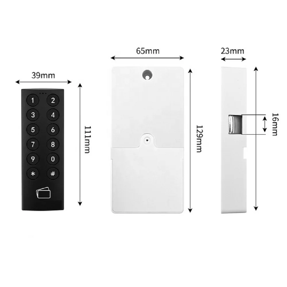 Factory Mifare 1 Rfic Card One Time Code Electronic Rf Wristband Wardrobe Locker Lock Public Digital Cabinet Lock with Card