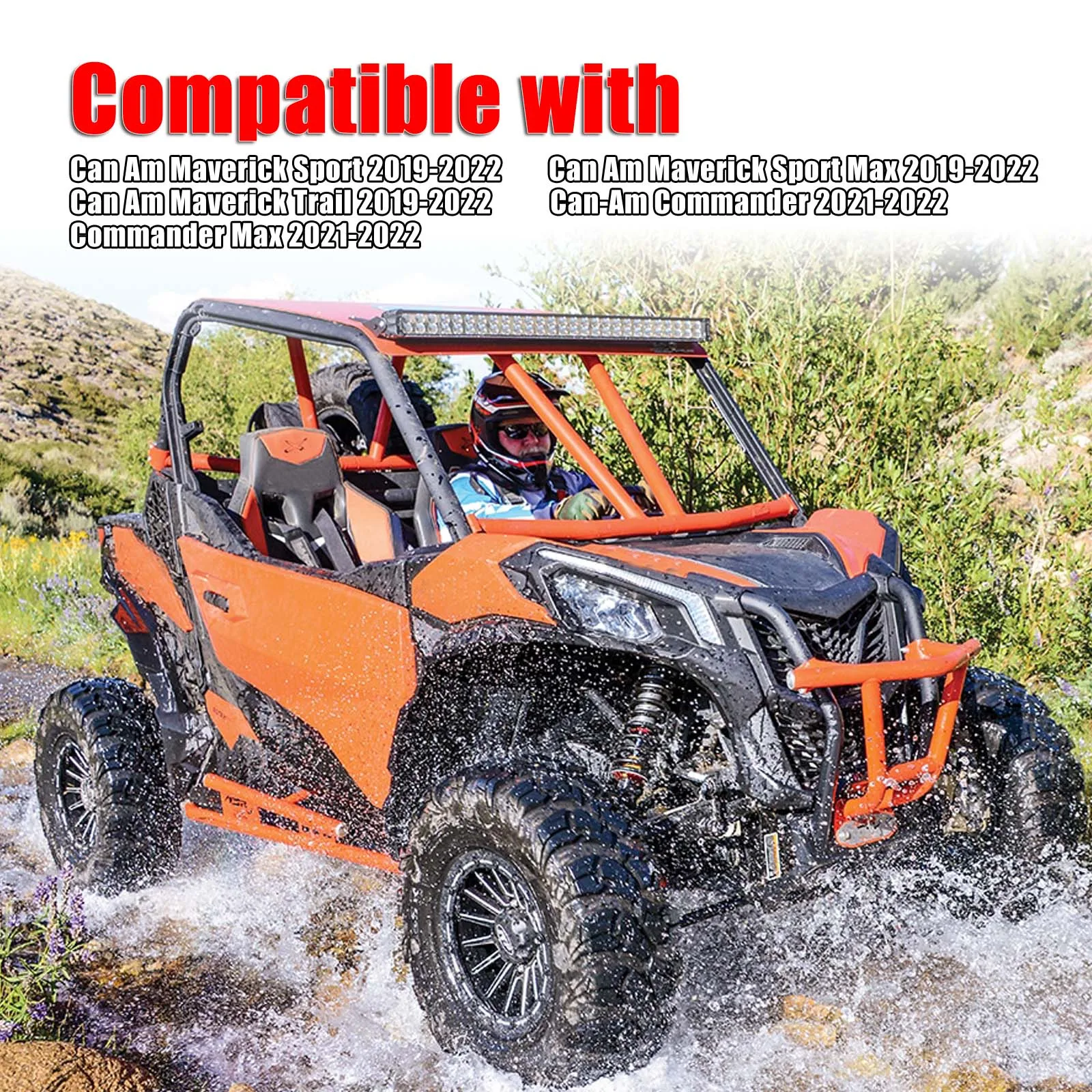 Electronic Device Tablet Phone Holder Fits For 2019-2022 Can AM Maverick Sport Trail Commander 2021-2022 Storage Box Organizer