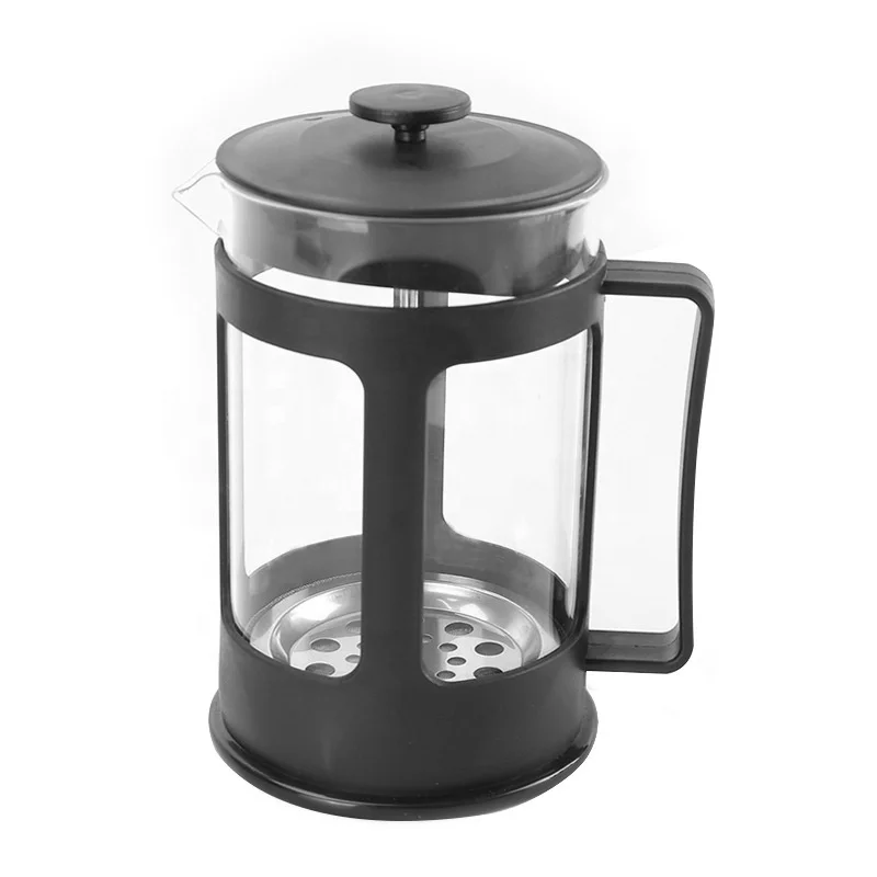 Custom logo Hot Selling Portable BPA Free Plastic Travel French Press Coffee Maker Glass with Low Price