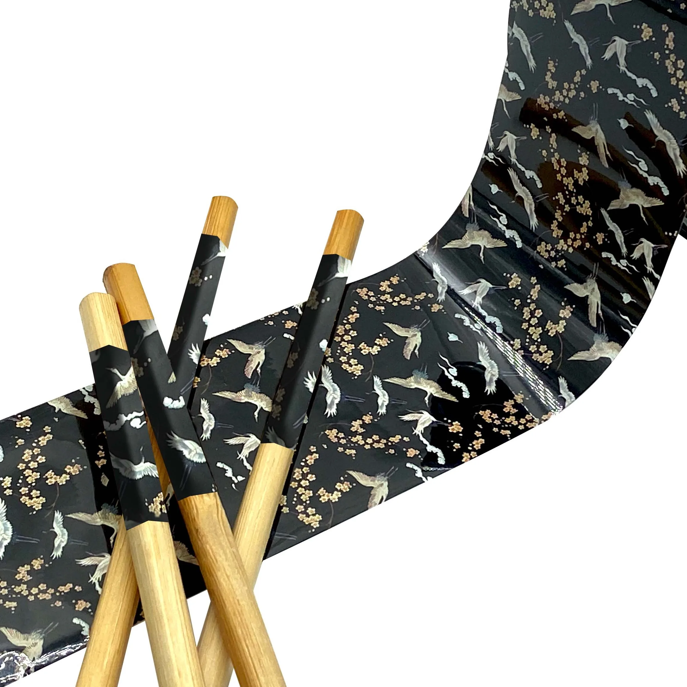 Heat transfer film wood chopstick printing