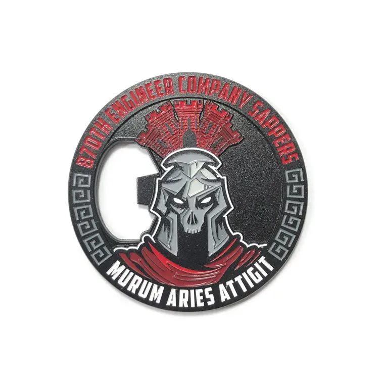 Westar Manufacturer Custom Logo Round Metal Beer Bottle Opener Custom Soft Enamel