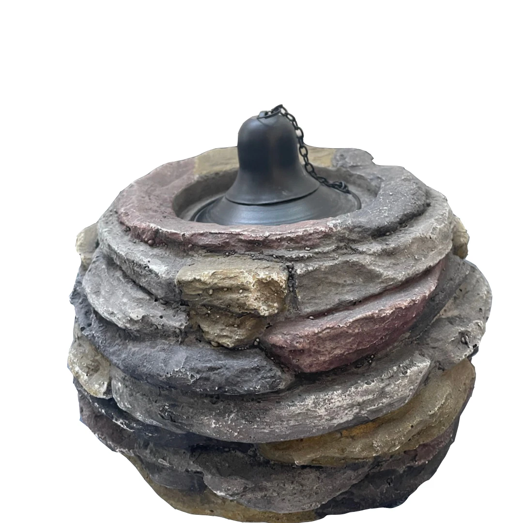 Wholesale firepits Portable Concrete Clean Energy Round Fire Bowl Table Bio Ethanol Tabletop Fireplace