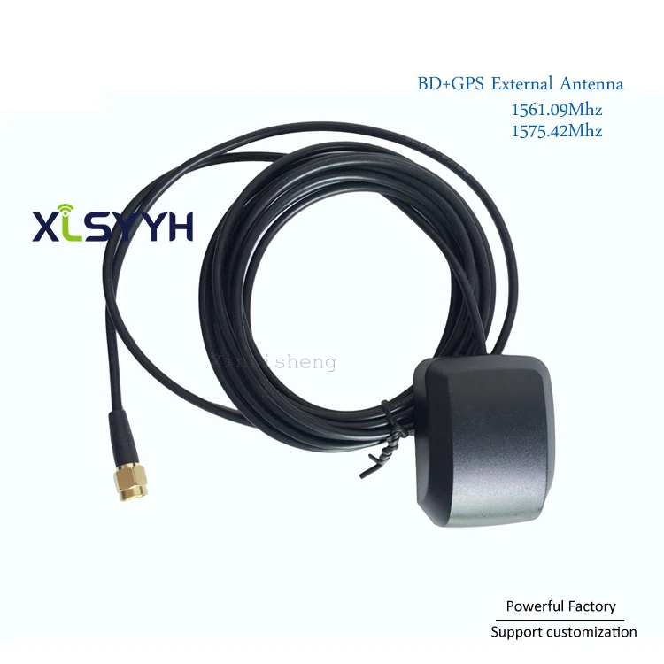 New 28dBi Active gps BD dual model 1575 Magnetic Antenna External Car GPS antenna with internal ceramic