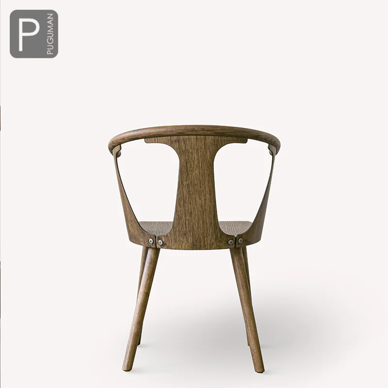 chair household solid wood stool retro Cafe Chair Swedish designer dining chair