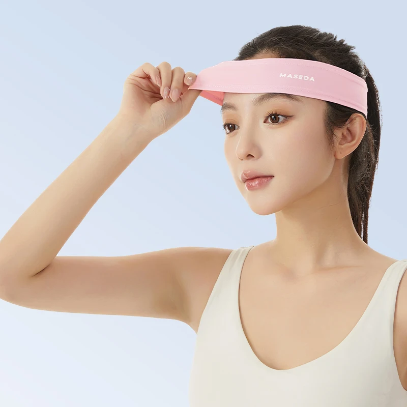 6118# Quick Drying Breathable Protective Head Brace Thinner Sweatband Colorful sports headband Elastic Sweatband