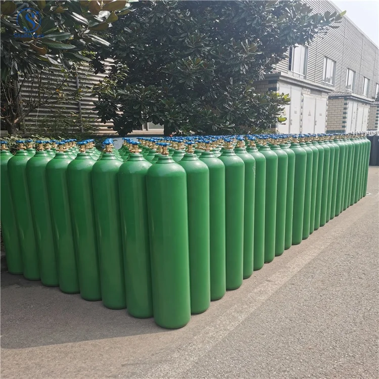 High Quality Different Sizes 40L Pure industrial Argon Gas Welding 99.999% Compressed Argon Gas