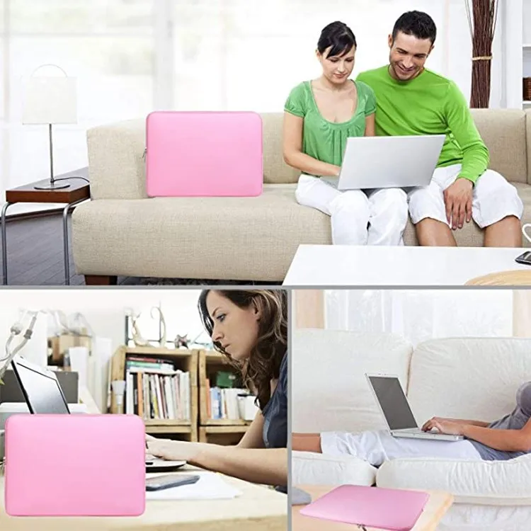 Custom 7-17' inch laptop protector neoprene zip laptop case