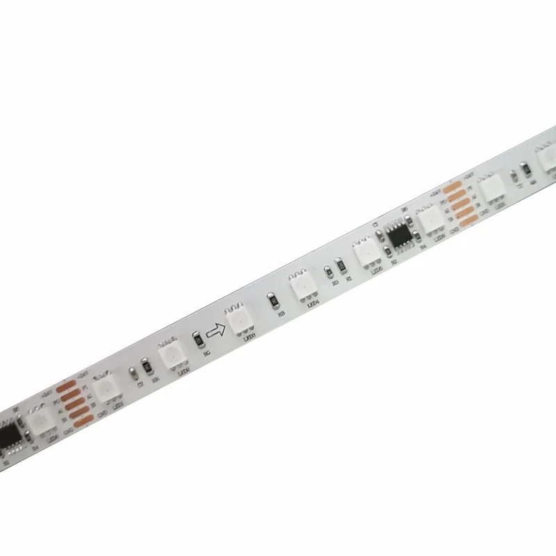Addressable RGB external DMX512 digital SMD5050 RGB 24V 60leds digital smart LED Strip