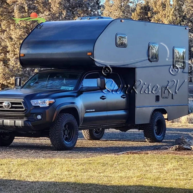 SUNRISE RV Ford F-150 грузовик Кемпинг мобильный дом из стекловолокна нестандартного размера на колесах 4x4 Кемперы