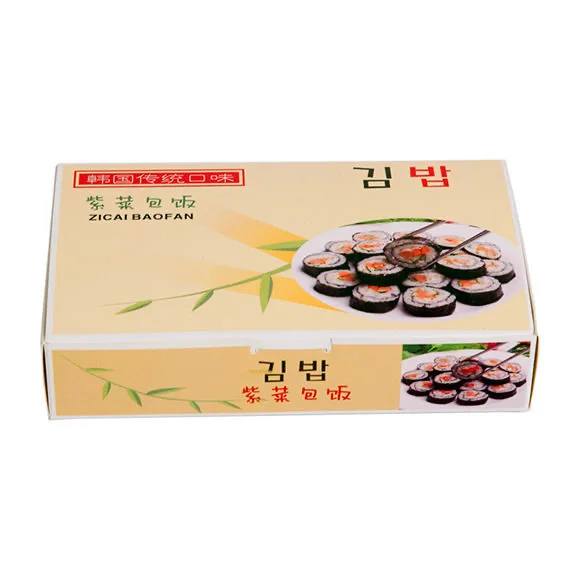 Accept Custom Order and Recycled Material Feature Paper Sushi Box